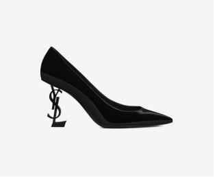 입생로랑 가죽 펌프스 블랙 오피움 opyum pumps in patent leather with black heel